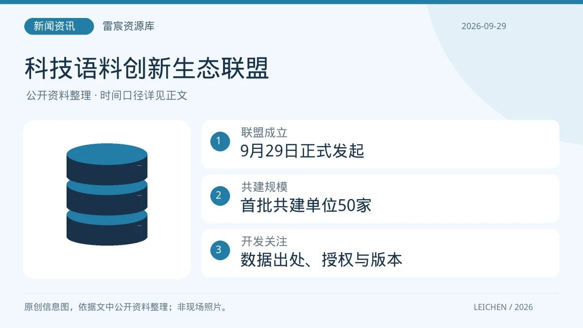 科技语料创新生态联盟成立：AI开发者该关注数据的哪些问题|雷宸资源库