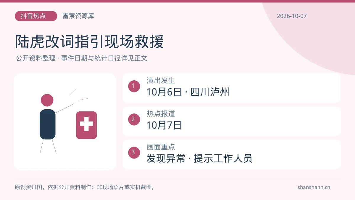 陆虎即兴改词指引救援登上热榜：泸州音乐节现场发生了什么|雷宸资源库